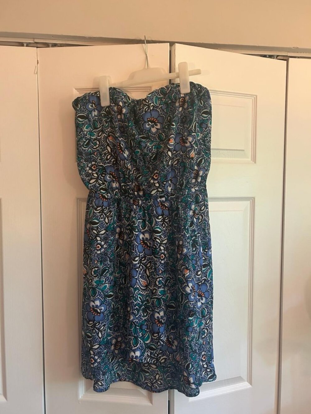 Express strapless dress